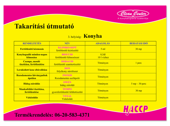Takarítási útmutató (A4 méret)