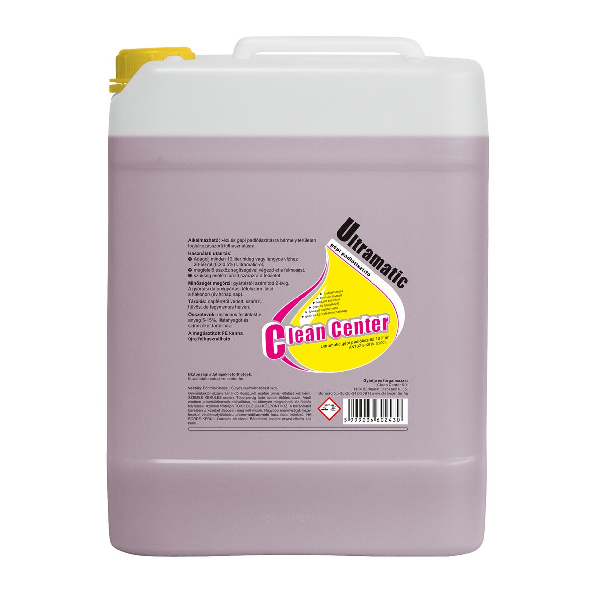 Ultramatic gépi padlótisztító 10 liter