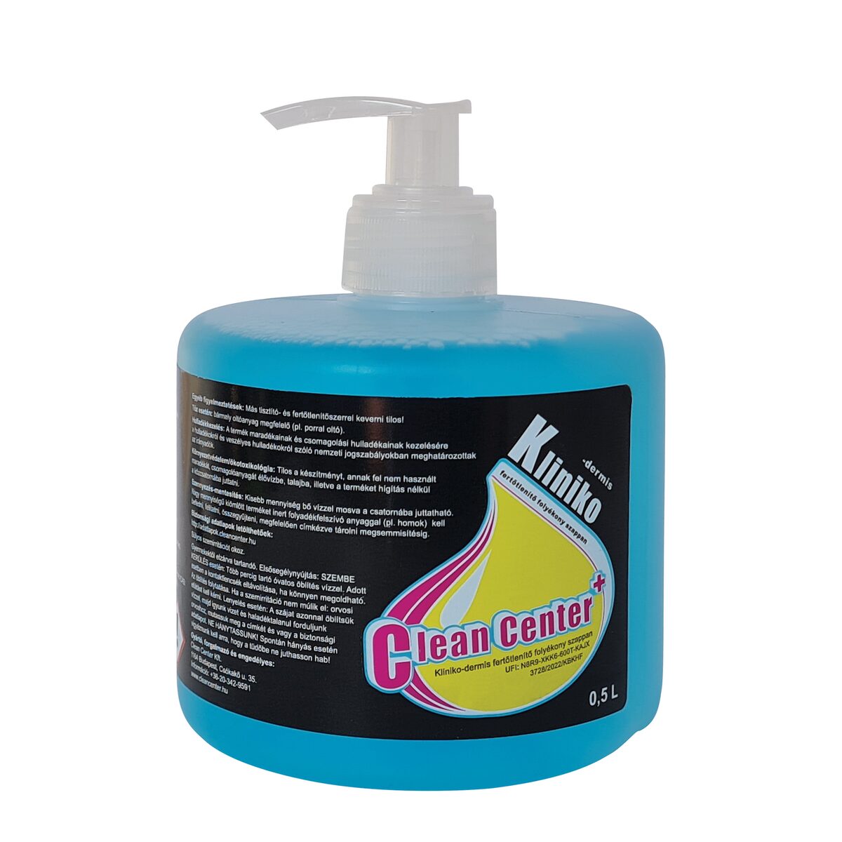 Kliniko-Dermis fertőtlenítő folyékony szappan 0,5 liter