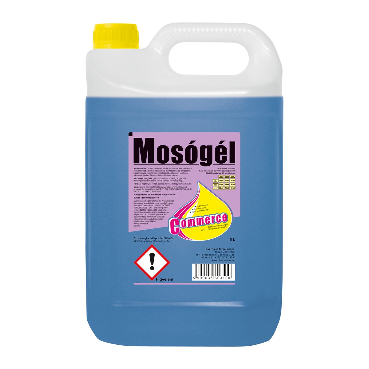 Commerce mosógél 5 liter