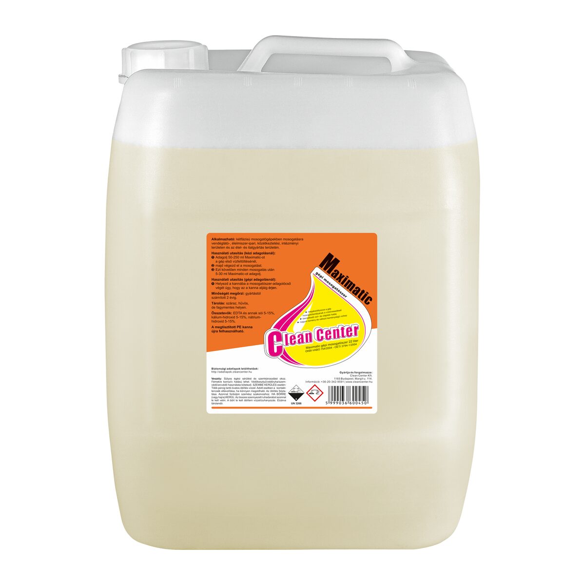 Maximatic gépi mosogatószer 22 liter (28,5kg)