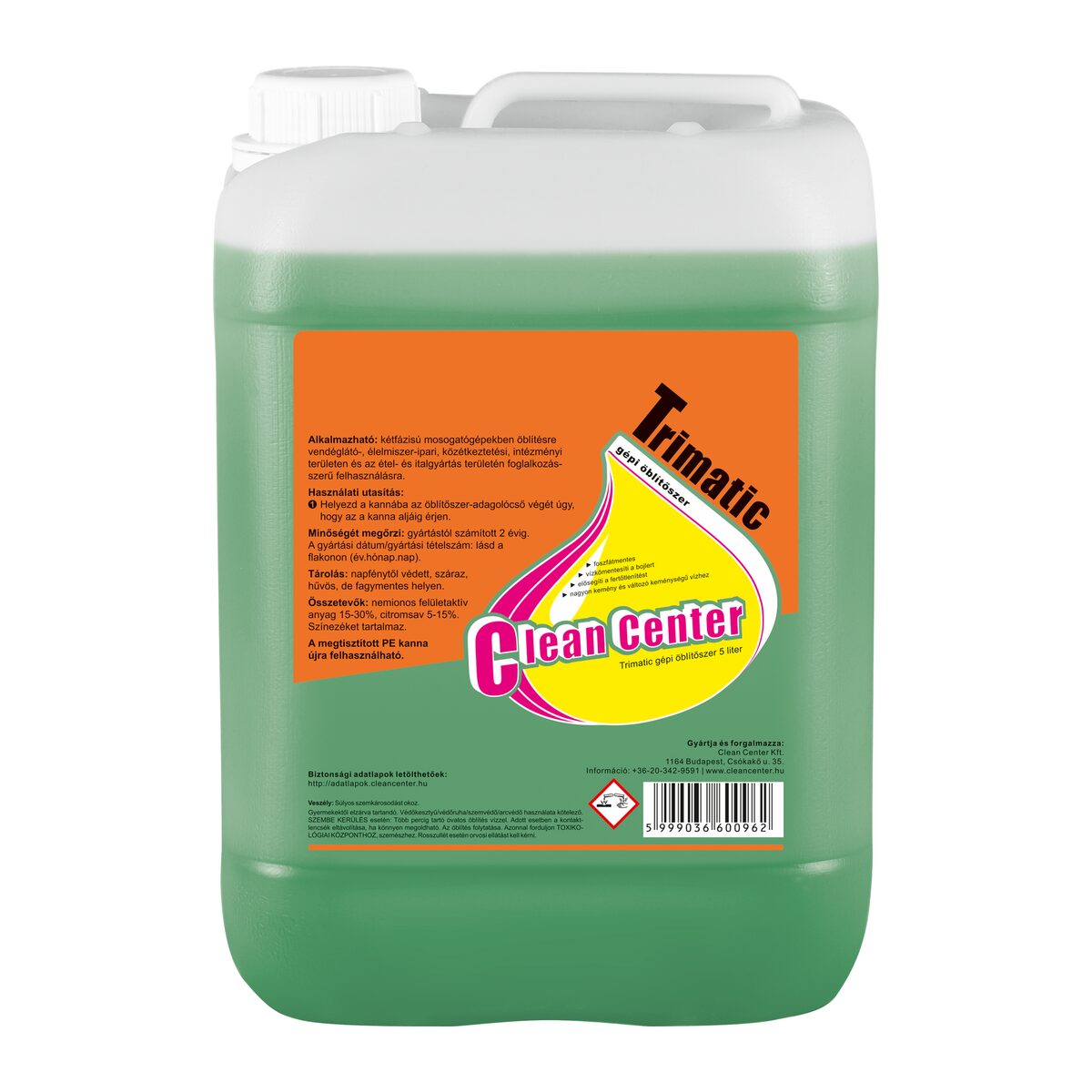 Trimatic gépi öblítőszer 5 liter